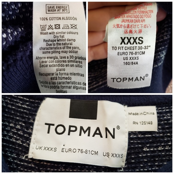 TOPMAN Knit Sweater XXXS - Picture 4 of 7